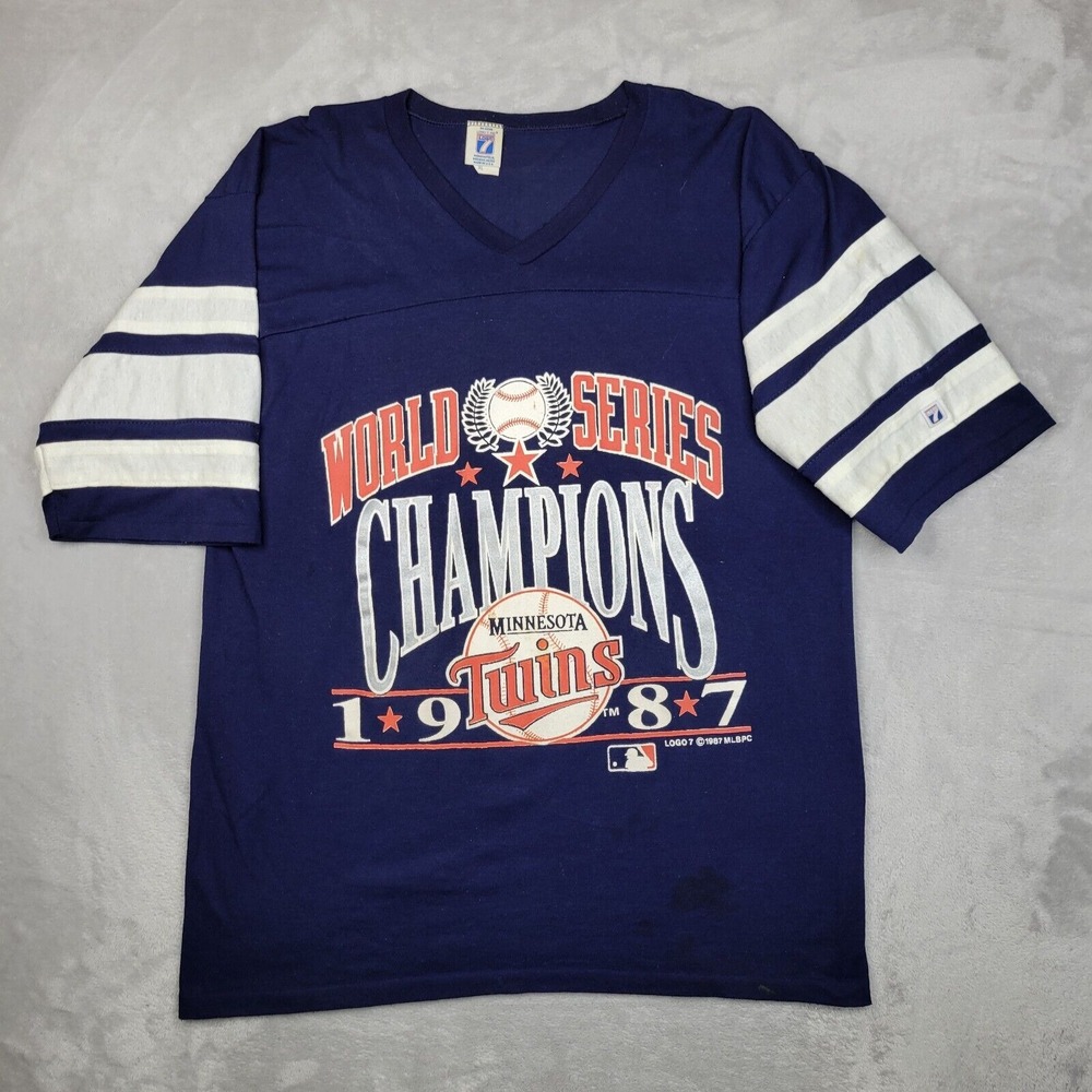 Minnesota Twins‎ Shirt Mens XL Vintage Single Stitch World Series Champion 1987